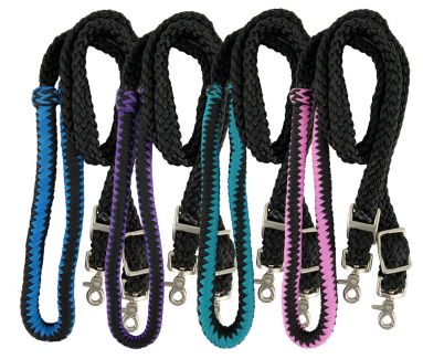 8ft Nylon braided roping rein